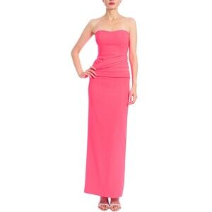 Jewel Badgley Mischka Strapless Gown Classically Chic, Female